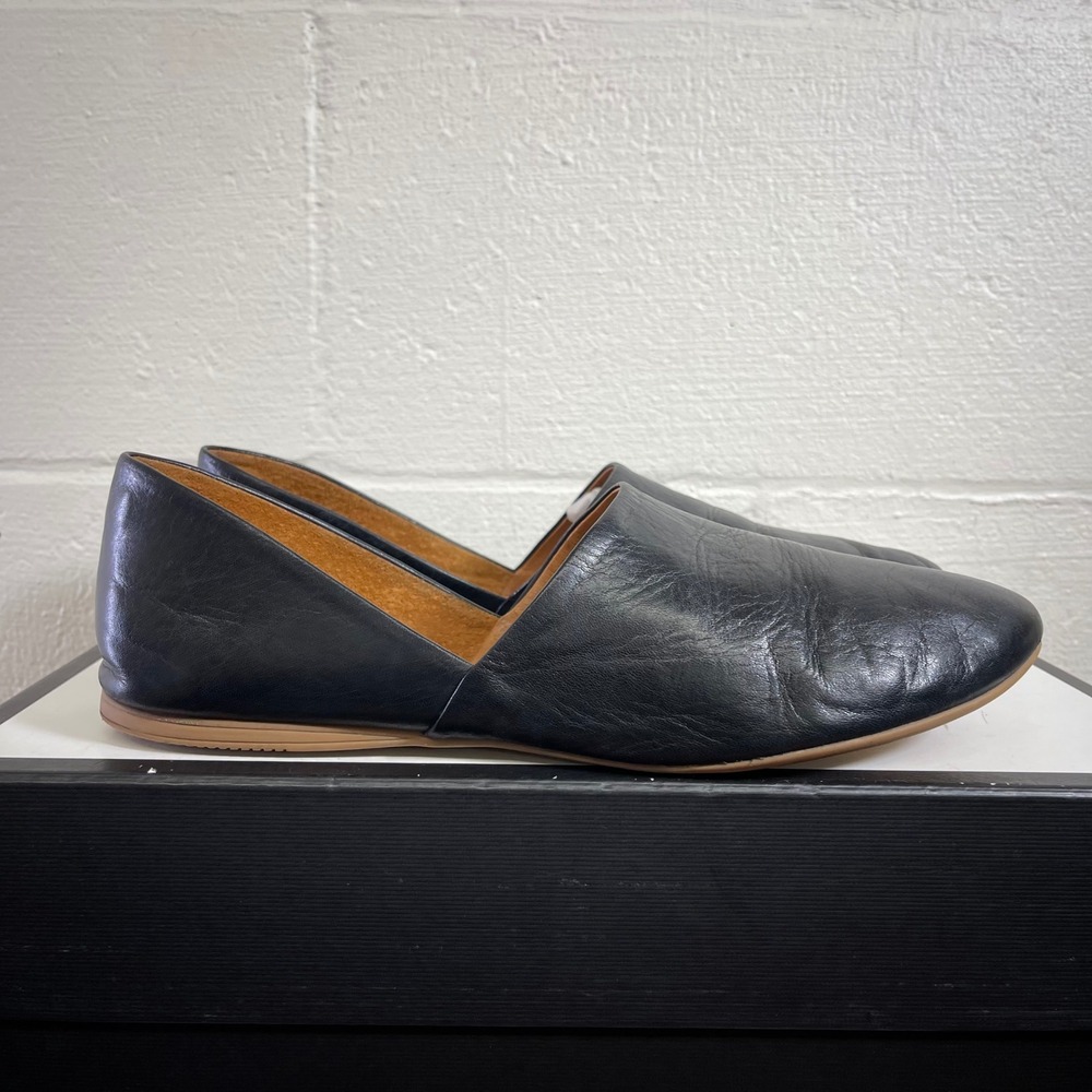 Miz Mooz Kimmy Flats Black Leather Slip On Comfort Shoes Women 42 EU/10.5-11 US